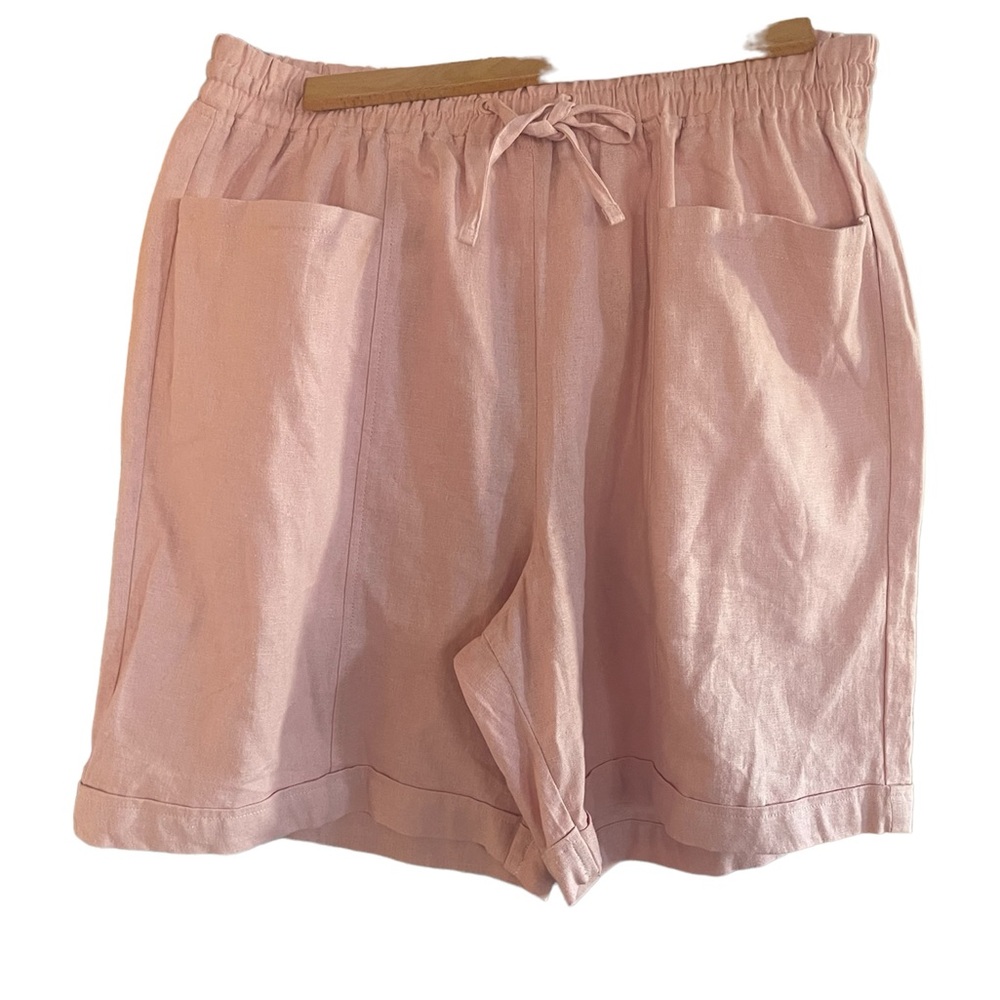 Gloria Vanderbilt Women's Jennie Drawstring pink Straight Leg Shorts